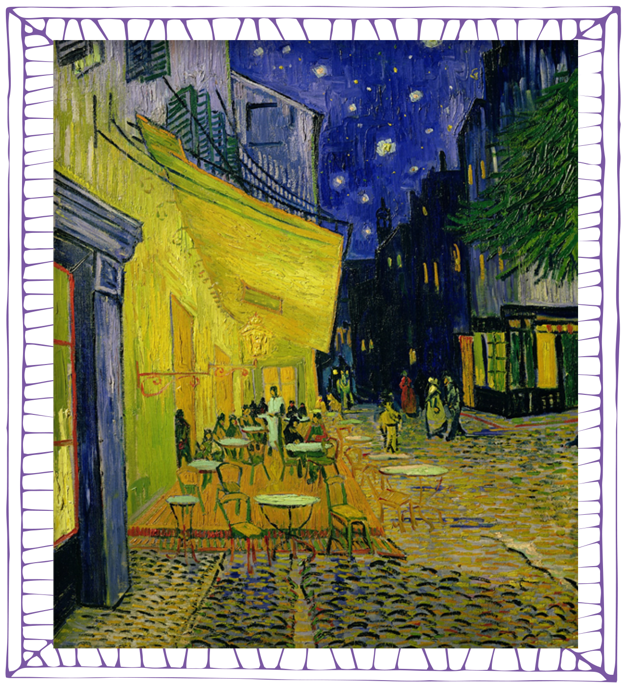 빈센트 반 고흐 (Vincent Willem van Gogh, 1853년~1890년) <아를르의 포룸 광장의 카페 테라스>